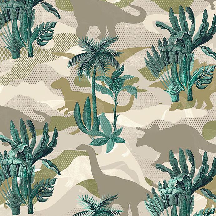44" Wide 100% Cotton No Stretch Quilting Fabric-Printed Designs for Sewing, Clothing, Crafts, Accessories, Home Decor,  and DIY Projects (Quilting Fabric- Dino's Collection)