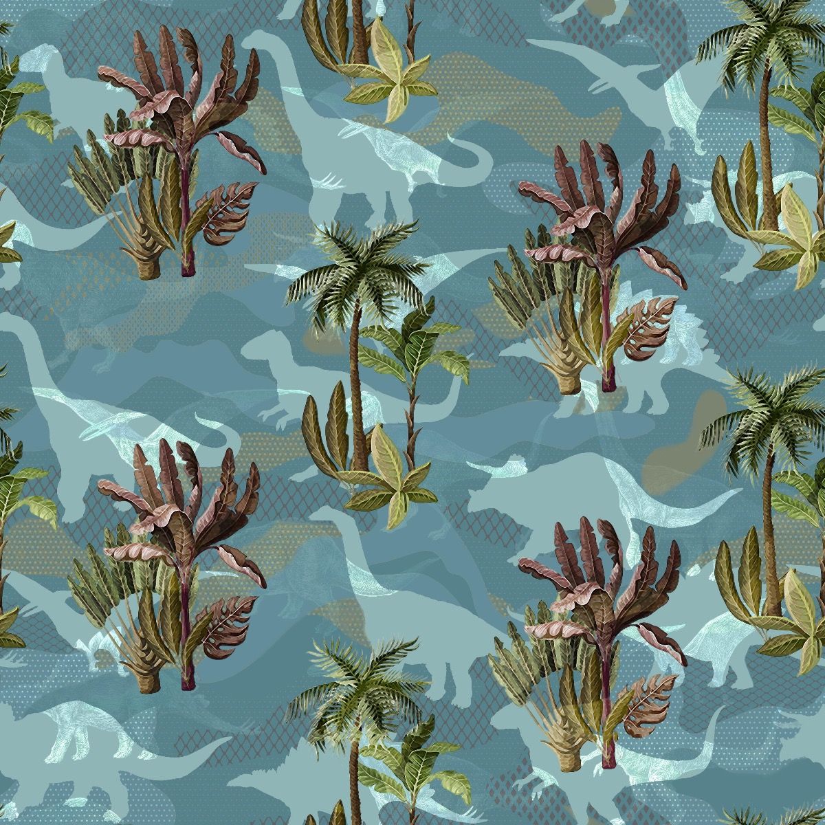 44" Wide 100% Cotton No Stretch Quilting Fabric-Printed Designs for Sewing, Clothing, Crafts, Accessories, Home Decor,  and DIY Projects (Quilting Fabric- Dino's Collection)