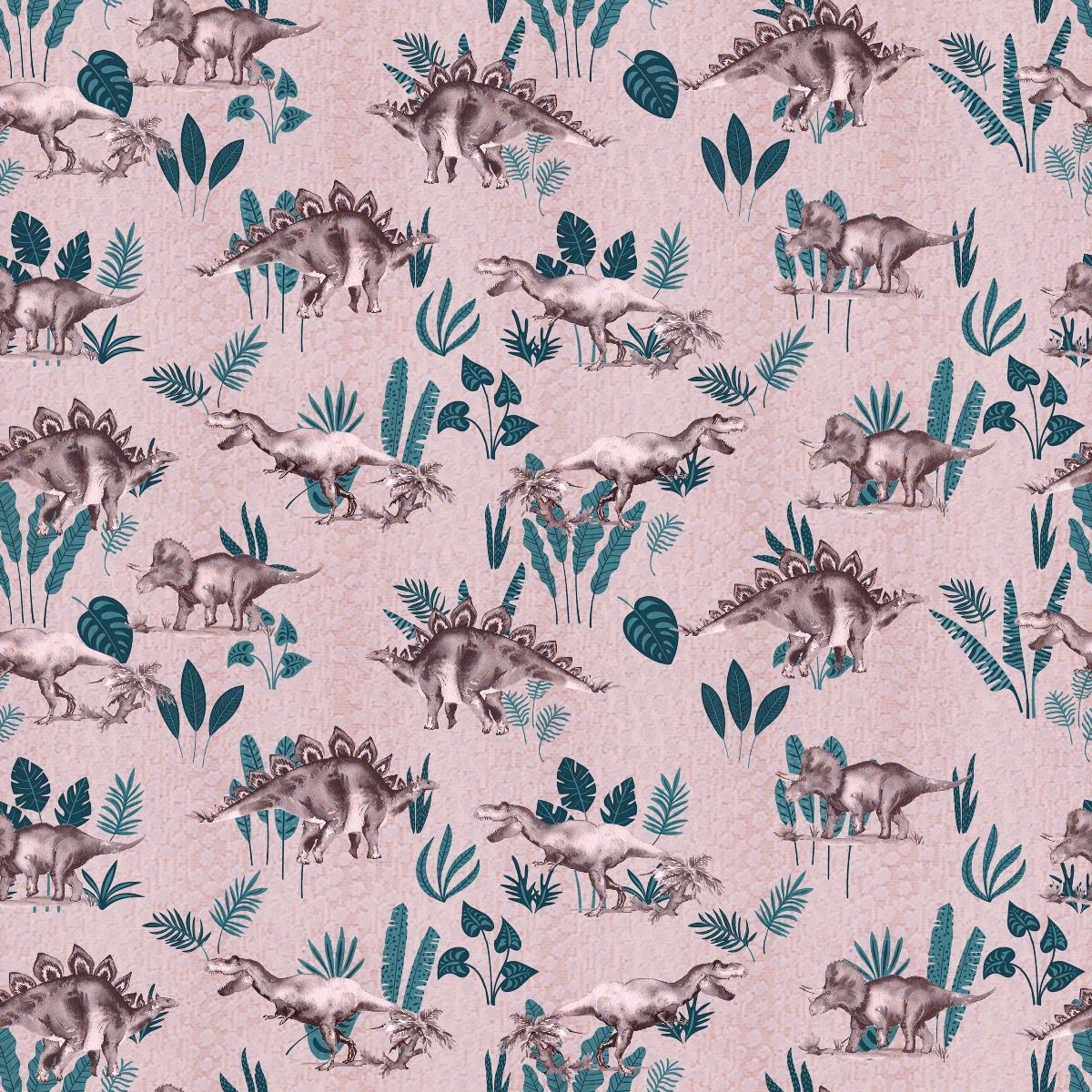 44" Wide 100% Cotton No Stretch Quilting Fabric-Printed Designs for Sewing, Clothing, Crafts, Accessories, Home Decor,  and DIY Projects (Quilting Fabric- Dino's Collection)