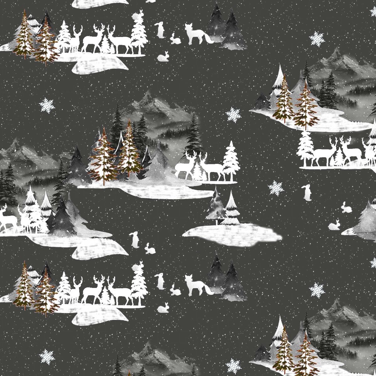 44" Wide 100% Cotton No Stretch Quilting Fabric-Printed Designs for Sewing, Clothing, Crafts, Accessories, Home Decor, and DIY Projects (Quilting Fabric-Fall Adventures Collection)