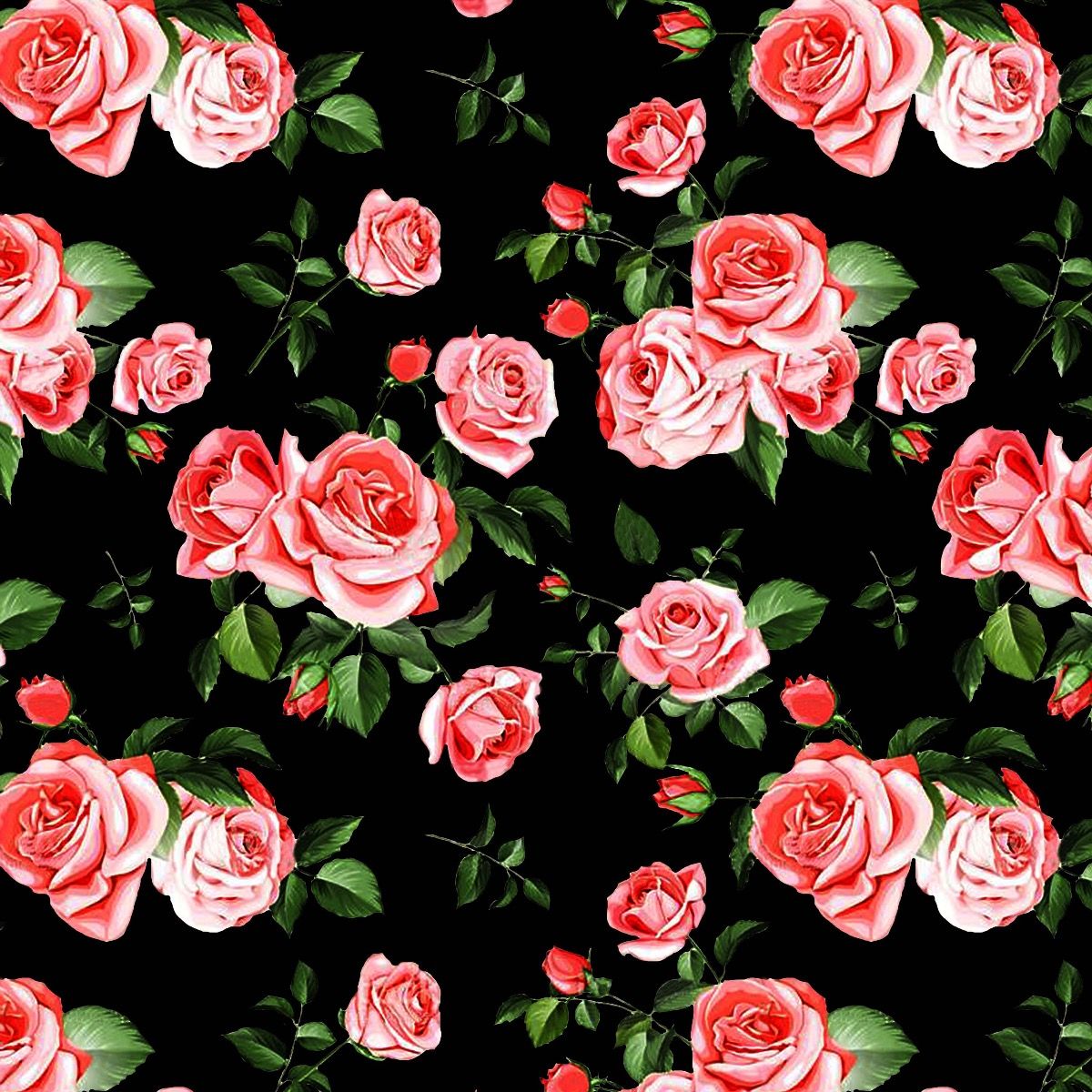 44" Wide 100% Cotton No Stretch Quilting Fabric-Printed Designs for Sewing, Clothing, Crafts, Accessories, Home Decor, and DIY Projects (Quilting Fabric- Floral Collection)