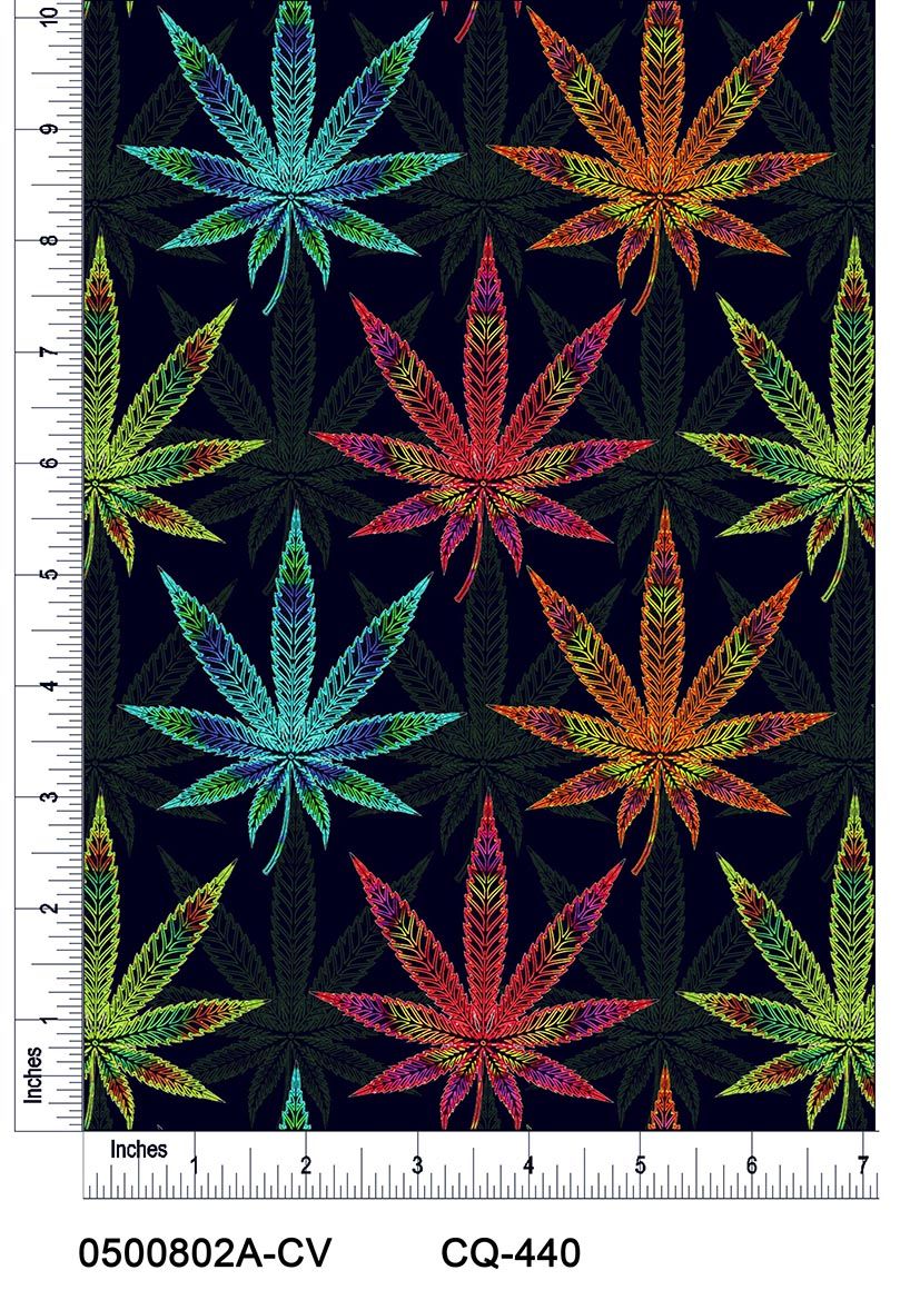44" Wide 100% Cotton No Stretch Quilting Fabric-Printed Designs for Sewing, Clothing, Crafts, Accessories, Home Decor,  and DIY Projects (Quilting Fabric- Cannabis Collection)