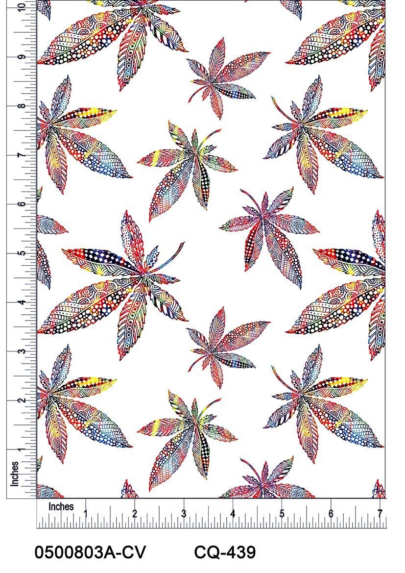 44" Wide 100% Cotton No Stretch Quilting Fabric-Printed Designs for Sewing, Clothing, Crafts, Accessories, Home Decor,  and DIY Projects (Quilting Fabric- Cannabis Collection)