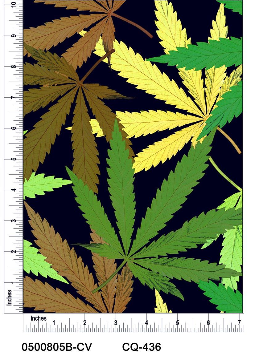 44" Wide 100% Cotton No Stretch Quilting Fabric-Printed Designs for Sewing, Clothing, Crafts, Accessories, Home Decor,  and DIY Projects (Quilting Fabric- Cannabis Collection)