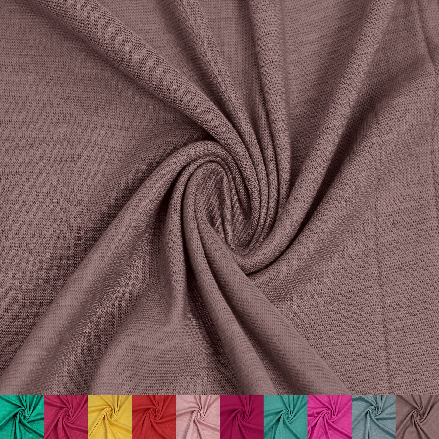 Multicolor Apparel, Baby Clothing, School Projects, Party Decorations & DIY Fabric By The Yard (130 GSM) - 60" Wide 100% Rayon Slub Jersey Knit, Lightweight, 2-Way Stretch, Lightweight and Breathable - SKU 13412
