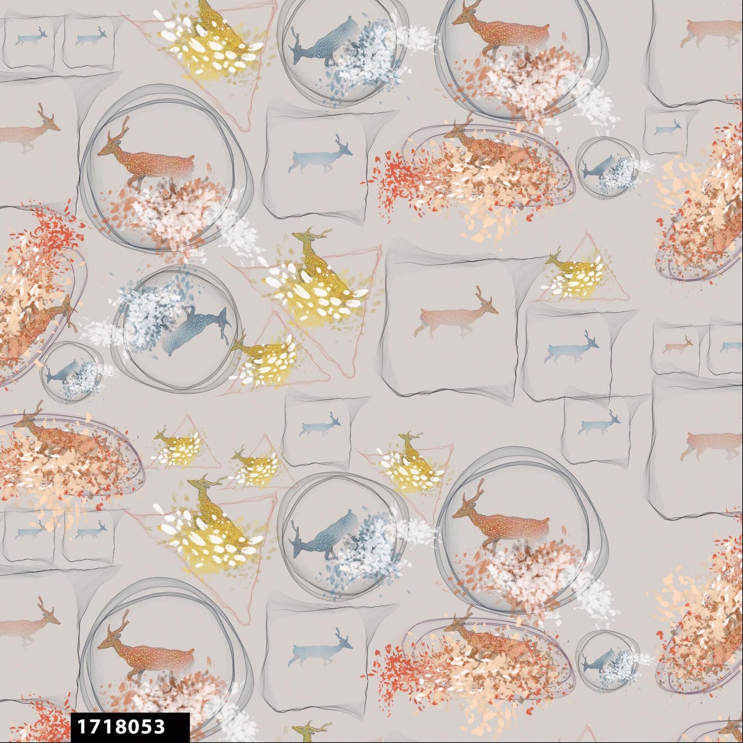 44" Wide 100% Cotton No Stretch Quilting Fabric-Printed Designs for Sewing, Clothing, Crafts, Accessories, Home Decor, and DIY Projects (Quilting Fabric-Animals Collection)