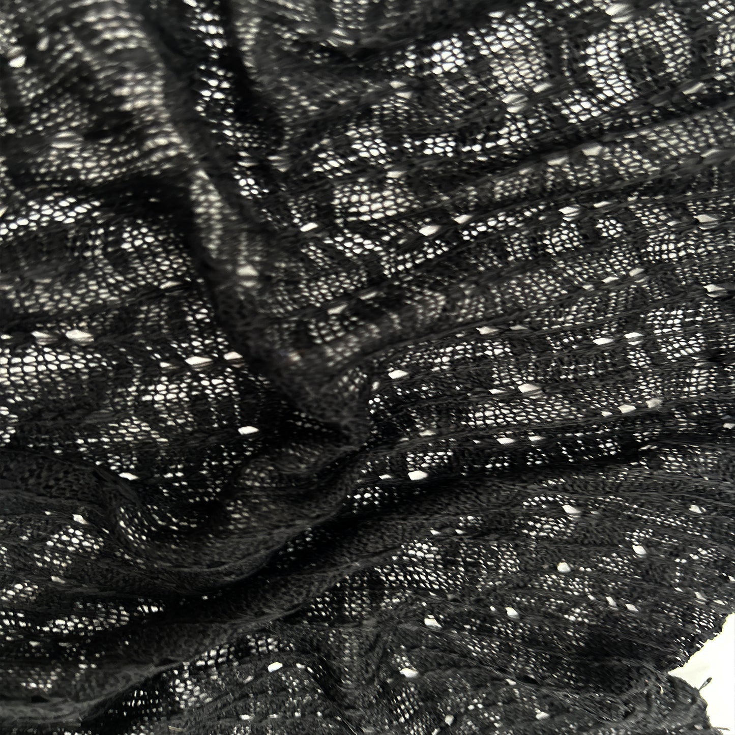Solid Candy Wrapper Pattern Sweater Knit Lace Fabric, for Sewing Apparel, Clothing, Draperies, Headbands, Decorations, School, and DIY Projects(SKU-220)
