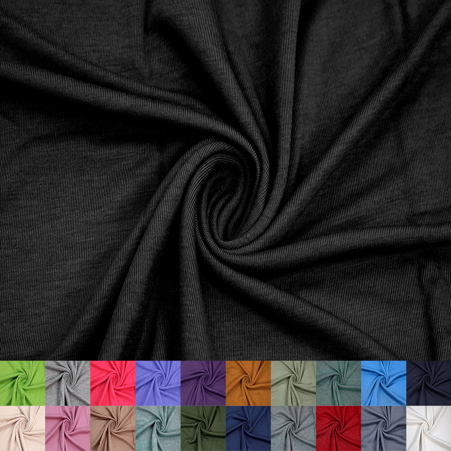 Multicolor Apparel, Tops, Maternity, Decorations & Crafts Fabric by the Yard - 220GSM, 60" Wide Rayon Spandex Jersey Knit, Medium Weight - Soft & Breathable, 4-Way Stretch - SKU 407