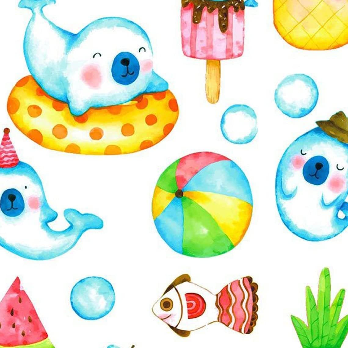 44" Wide 100% Cotton No Stretch Quilting Fabric-Printed Designs for Sewing, Clothing, Crafts, Accessories, Home Decor, and DIY Projects (Quilting Fabric-Children's Toy Collection)
