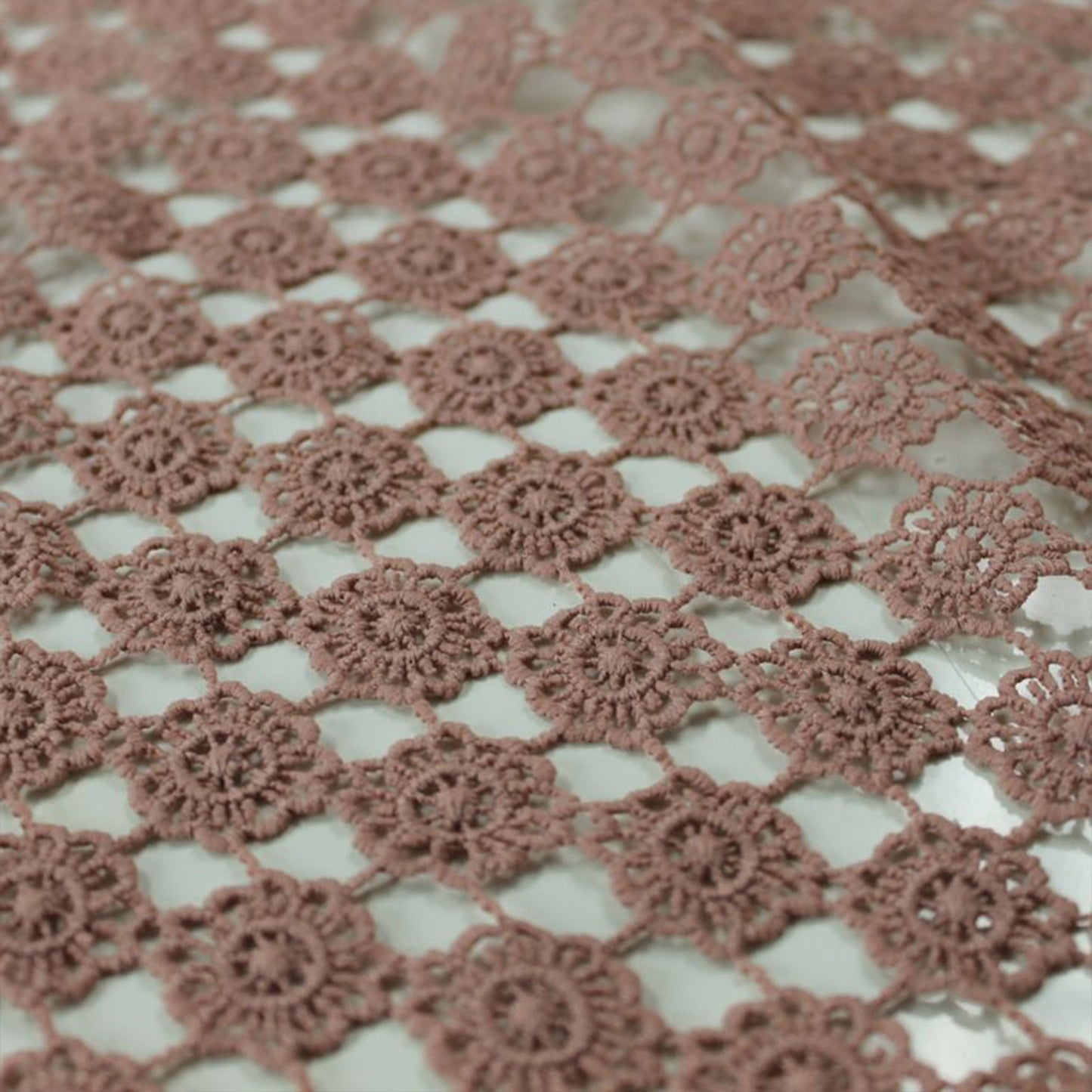 47" wide 100% Polyester Chemical Lace Fabric 222GSM - KIRSTEN Pattern (SKU-661)