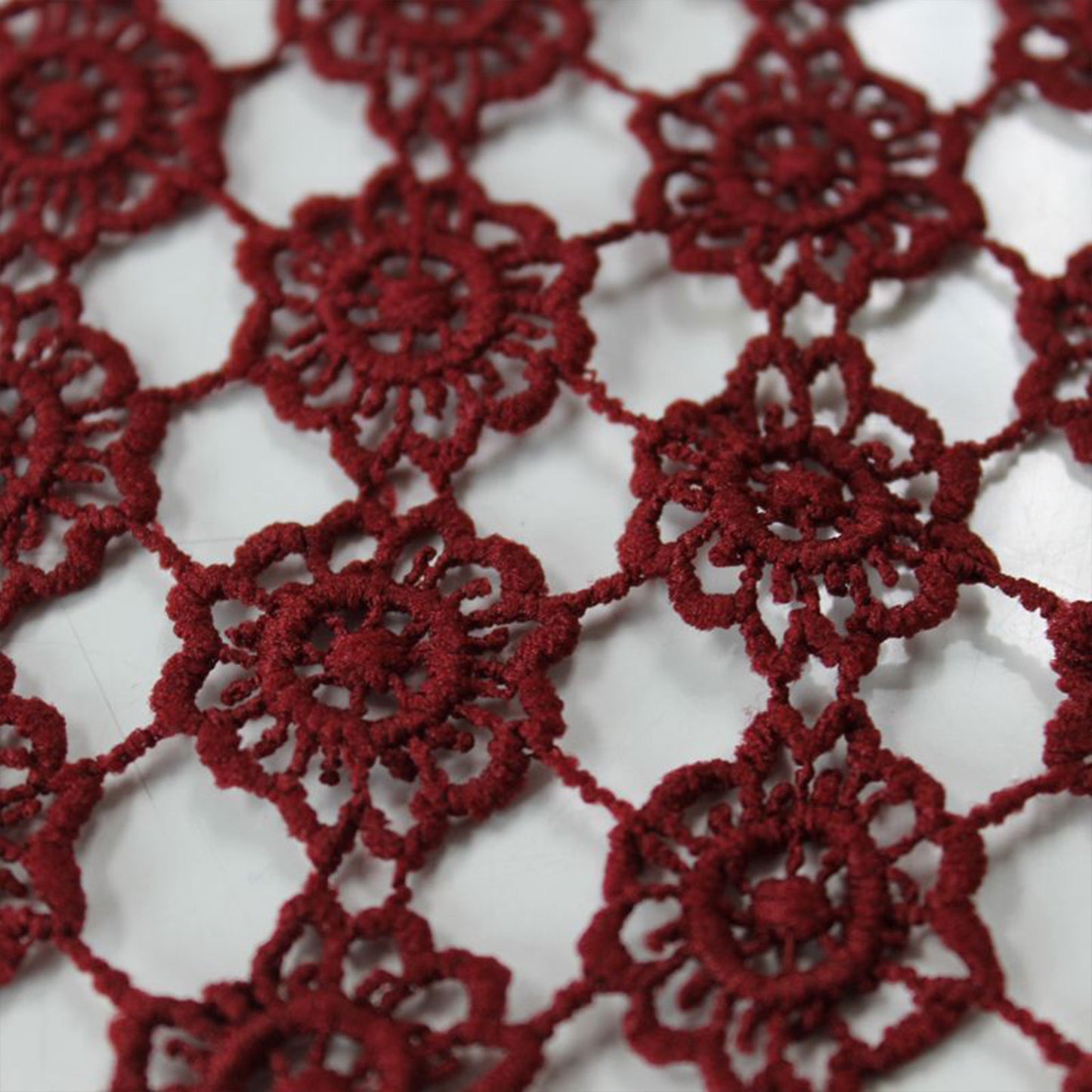 47" wide 100% Polyester Chemical Lace Fabric 222GSM - KIRSTEN Pattern (SKU-661)