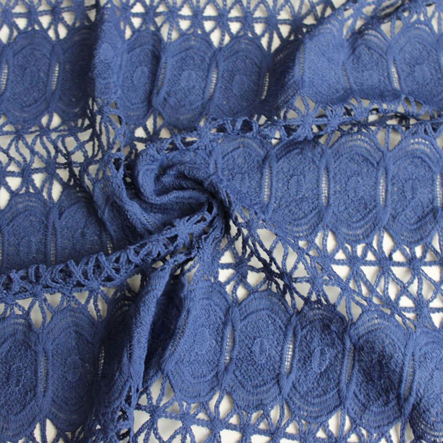 47" wide 100% Polyester Chemical Lace Fabric 270GSM - DARLA Pattern (SKU-662)