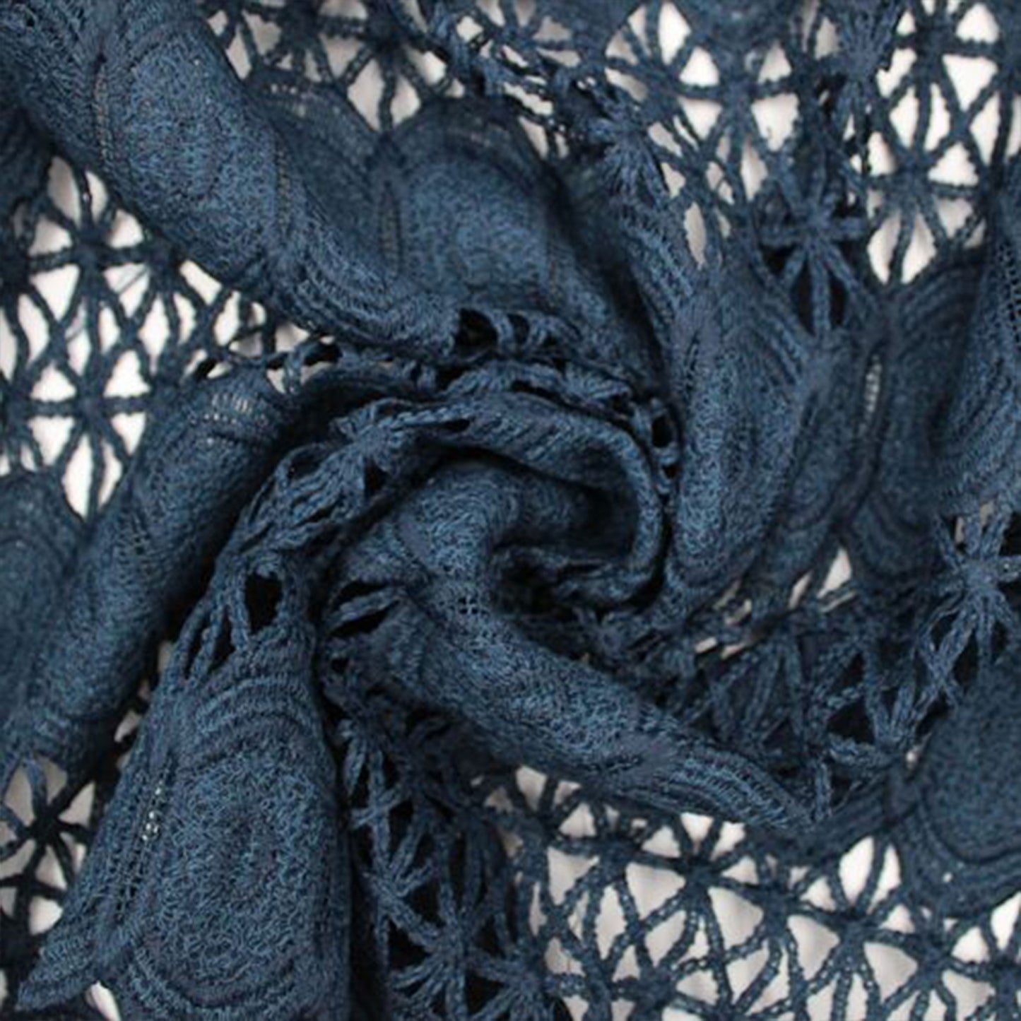 47" wide 100% Polyester Chemical Lace Fabric 270GSM - DARLA Pattern (SKU-662)