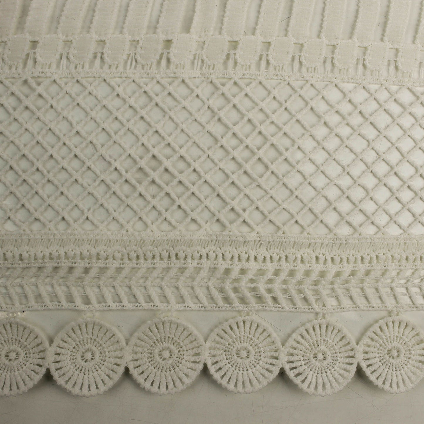 47" wide 100% Polyester Chemical Lace Fabric 209GSM - DARLA Pattern (SKU-664)