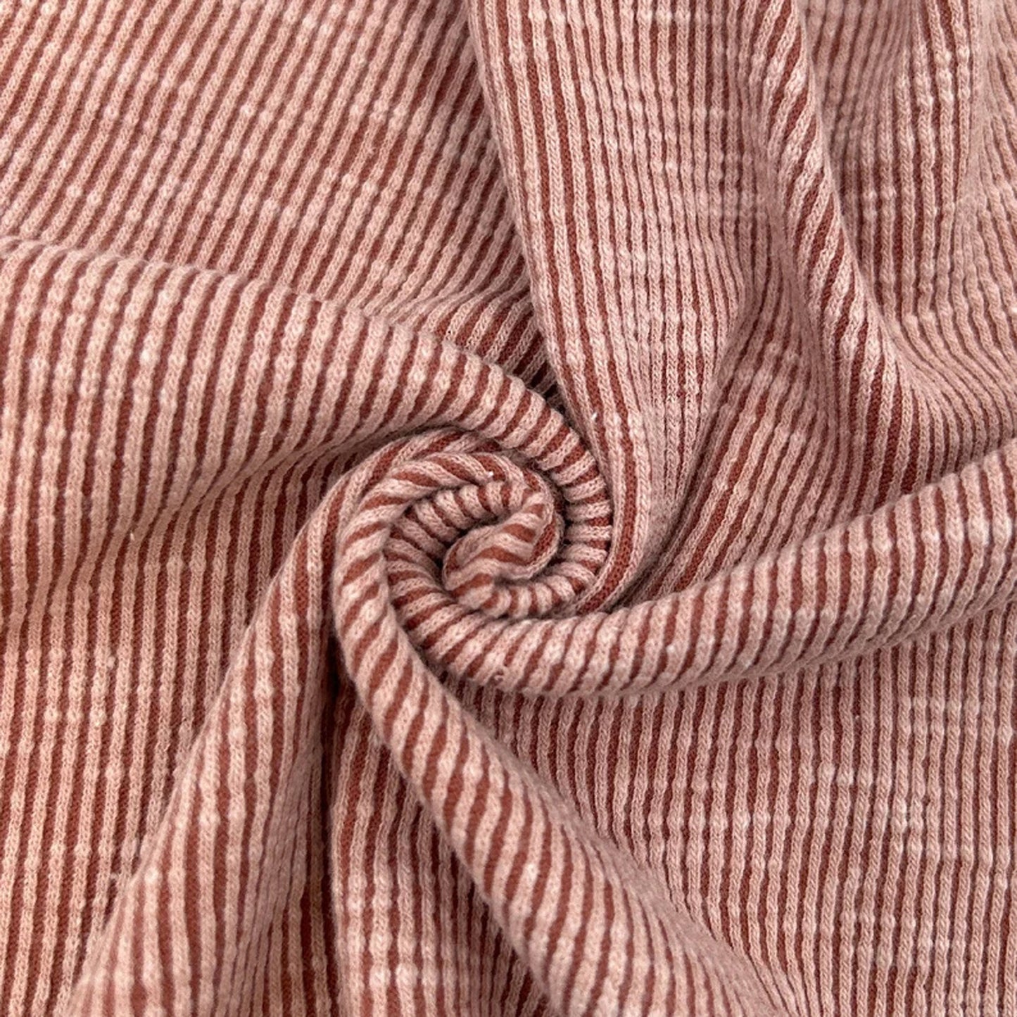 54"Wide Solid 2x1 Rib Knit Sandwash Polyester Cotton Spandex Stretch Fabric by the Yard - (SKU-699)
