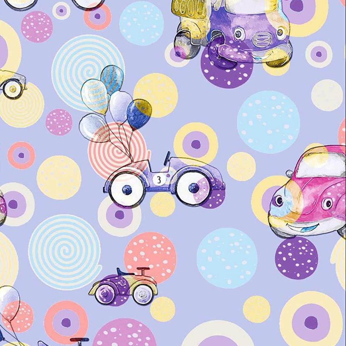 44" Wide 100% Cotton No Stretch Quilting Fabric-Printed Designs for Sewing, Clothing, Crafts, Accessories, Home Decor, and DIY Projects (Quilting Fabric-Children's Toy Collection)