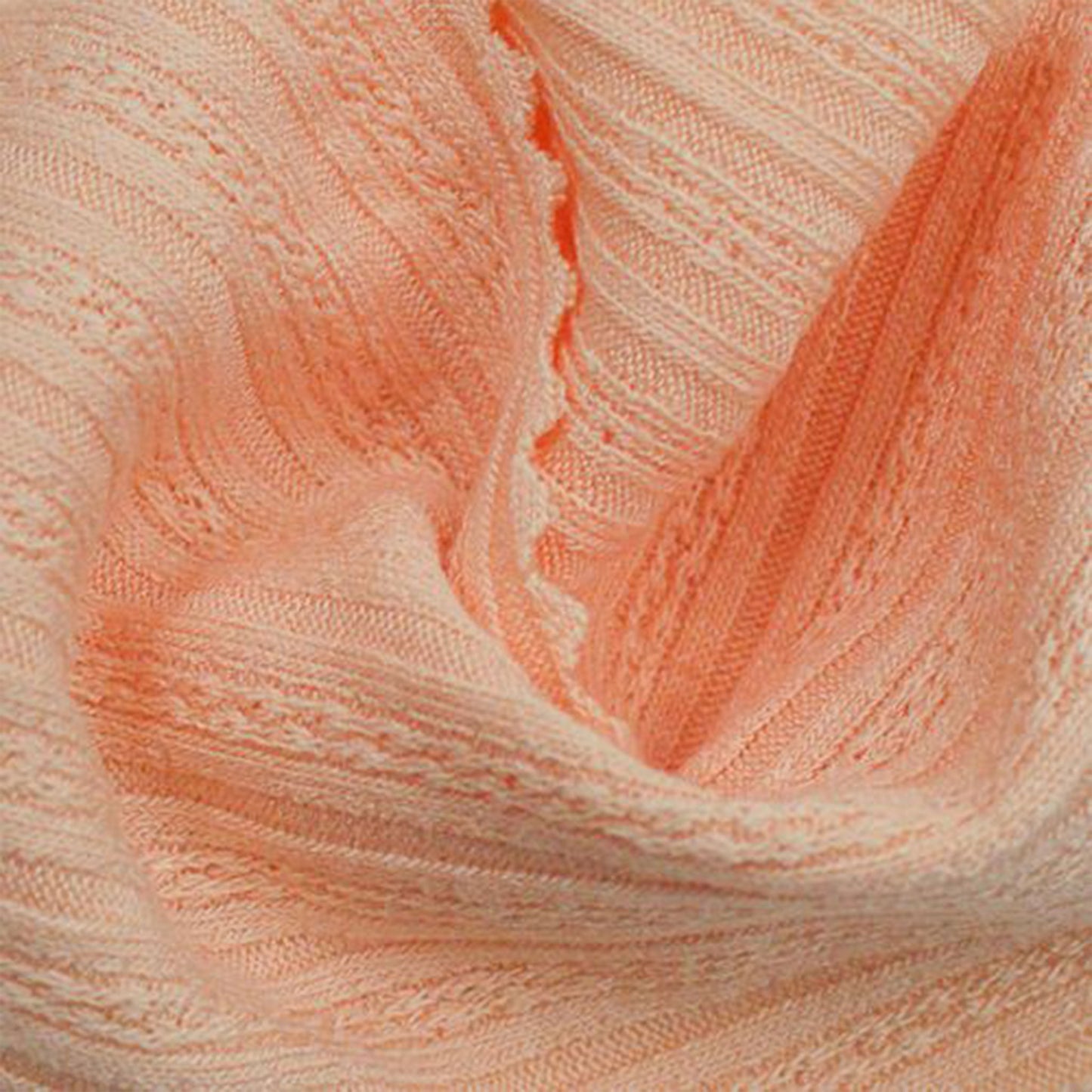 60" Width Solid Color Rayon Spandex Pointelle Rib Knit Fabric by the Yard - (SKU-773)