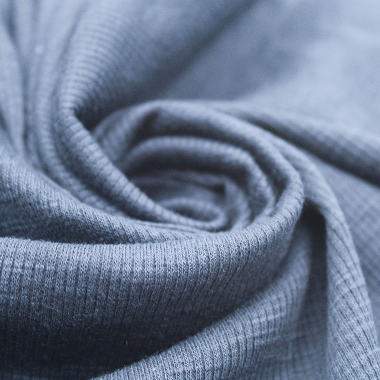 55" Width Solid Color Polyester Cotton Spandex 2X1 Rib Knit Fabric by the Yard - 170 GSM - (SKU-792)