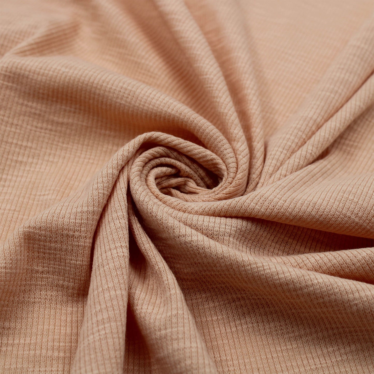 55" Width Solid Color Polyester Cotton Spandex 2X1 Rib Knit Fabric by the Yard - 170 GSM - (SKU-792)