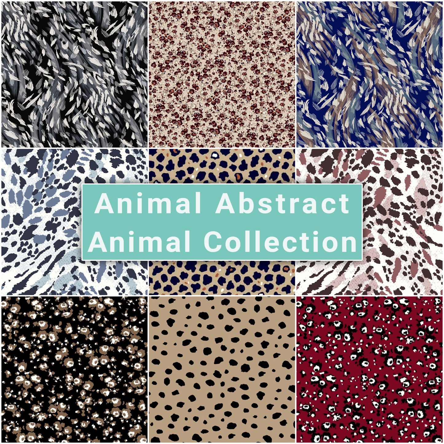 Animal Abstract - Animal Fabric Collection