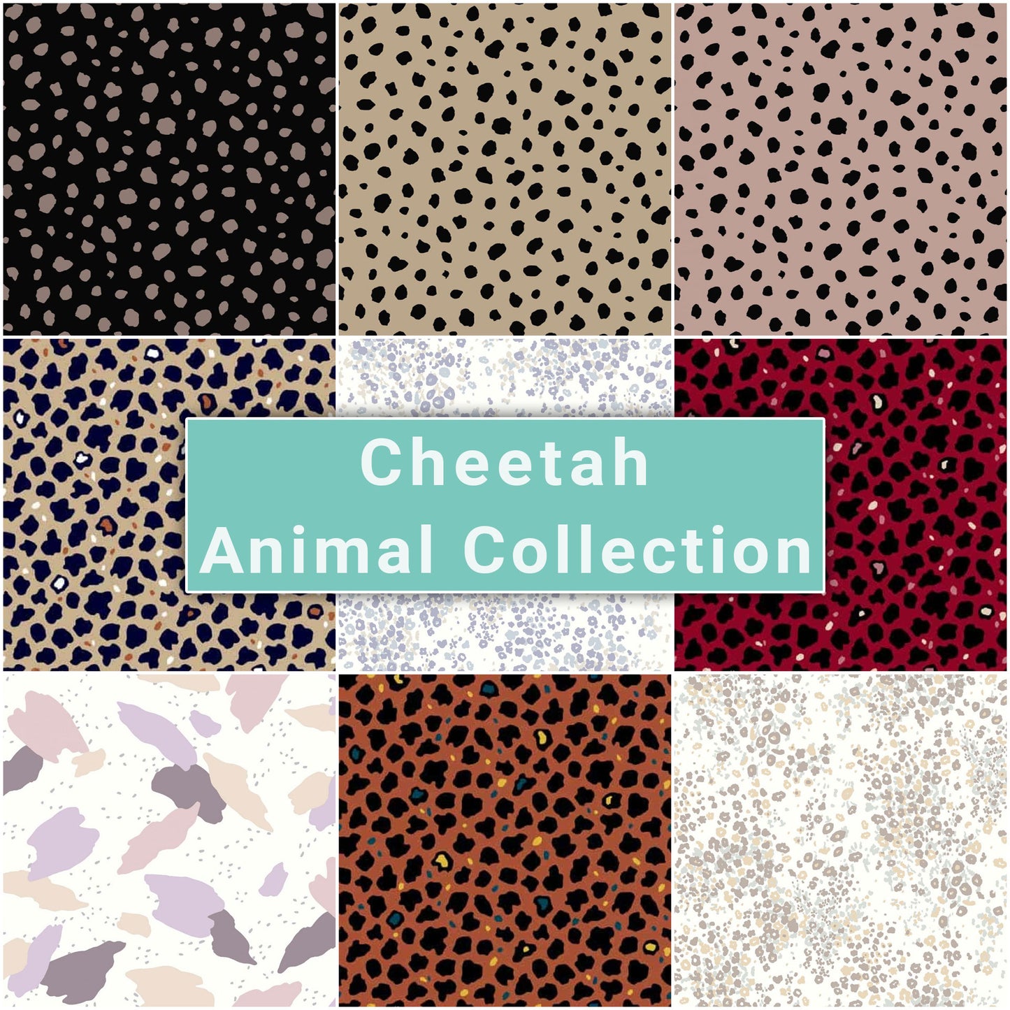 Cheetah - Animal Fabric Collection