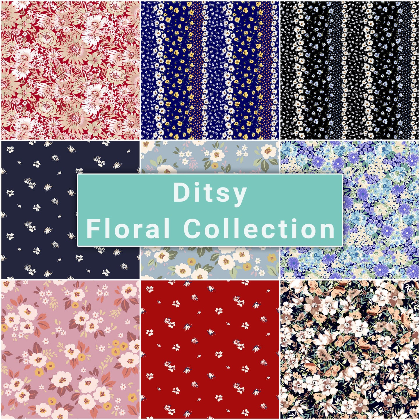 Ditsy - Floral Fabric Collection