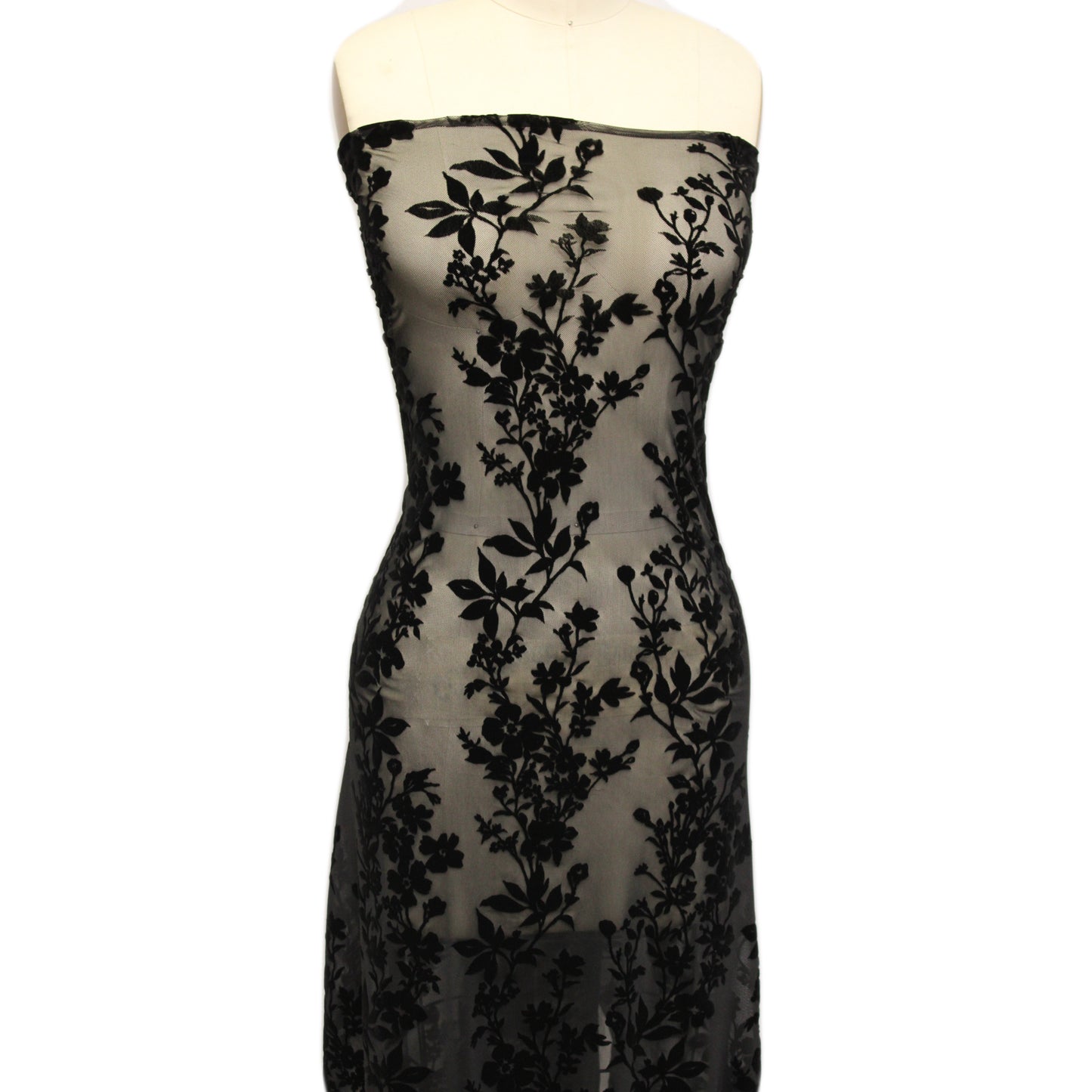 Printed Poly Power Mesh Flocking Fabric 60" Wide (92% Polyester, 8% Spandex) – Lightweight Stretch Mesh-(P-593-453)