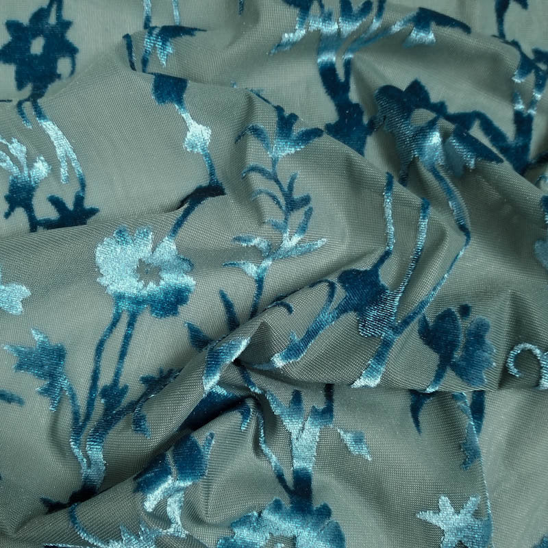 Printed Floral Botanical Meadow - Floral Fabric Collection