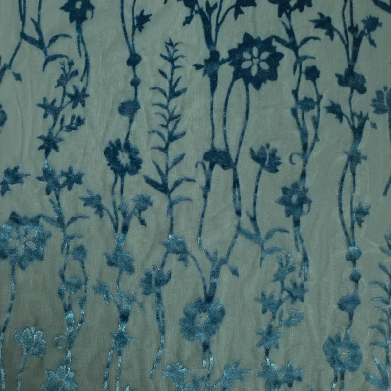 Printed Floral Botanical Meadow - Floral Fabric Collection