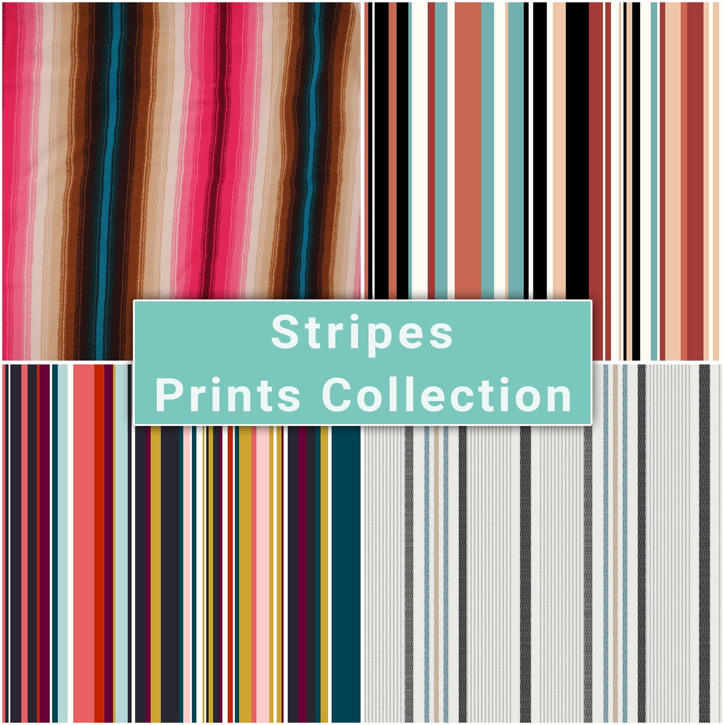 Stripes Print Fabric Collection