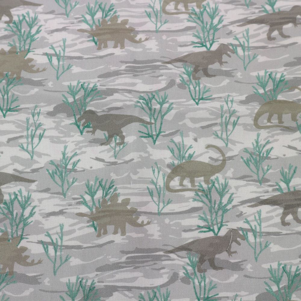 44" Wide 100% Cotton No Stretch Quilting Fabric-Printed Designs for Sewing, Clothing, Crafts, Accessories, Home Decor,  and DIY Projects (Quilting Fabric- Dino's Collection)