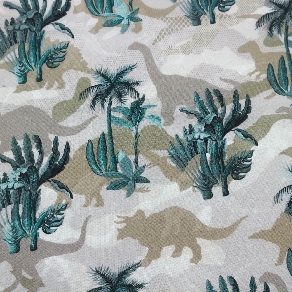 44" Wide 100% Cotton No Stretch Quilting Fabric-Printed Designs for Sewing, Clothing, Crafts, Accessories, Home Decor,  and DIY Projects (Quilting Fabric- Dino's Collection)