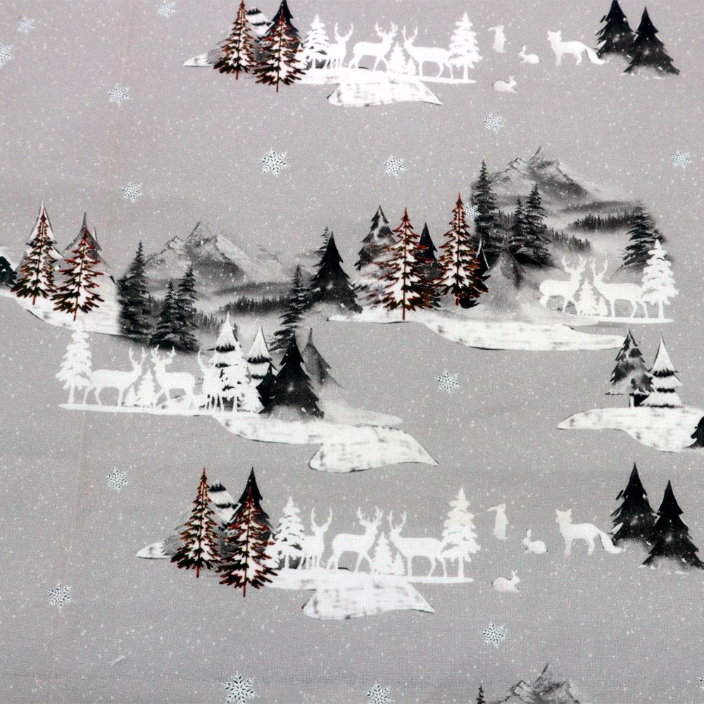 44" Wide 100% Cotton No Stretch Quilting Fabric-Printed Designs for Sewing, Clothing, Crafts, Accessories, Home Decor, and DIY Projects (Quilting Fabric-Fall Adventures Collection)