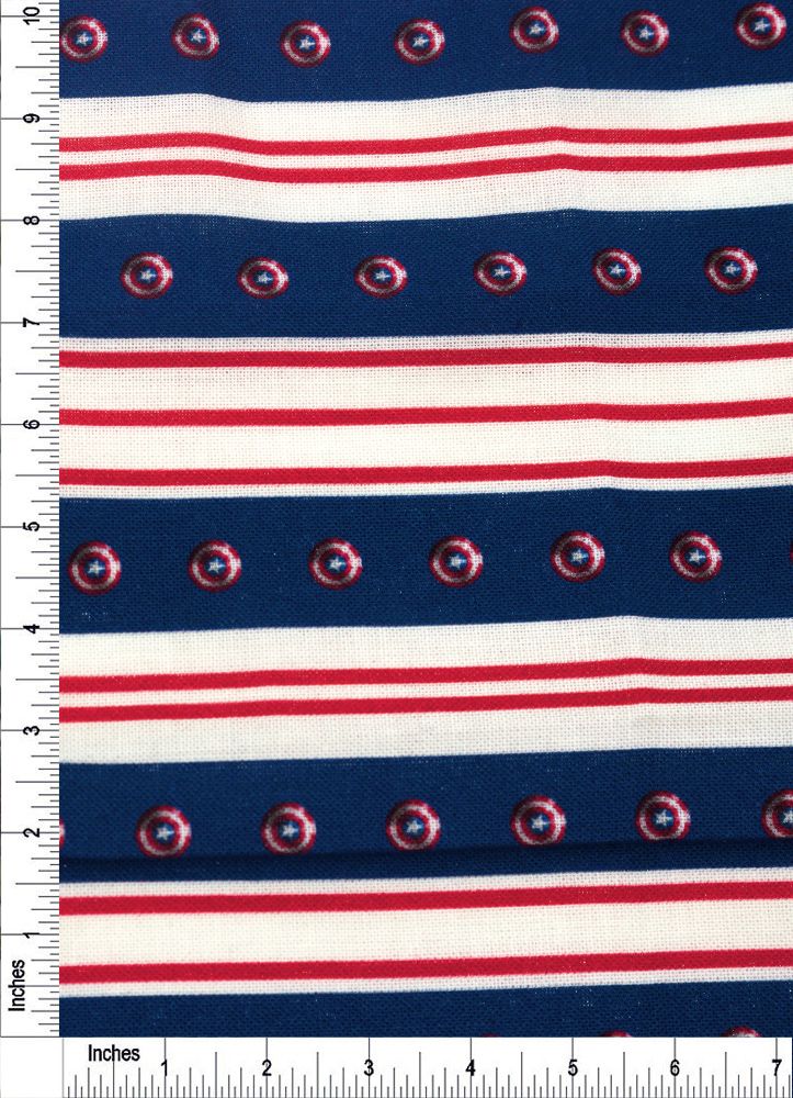 44" Wide 100% Cotton No Stretch Quilting Fabric-Printed Designs for Sewing, Clothing, Crafts, Accessories, Home Decor,  and DIY Projects (Quilting Fabric- Patriotic Collection)
