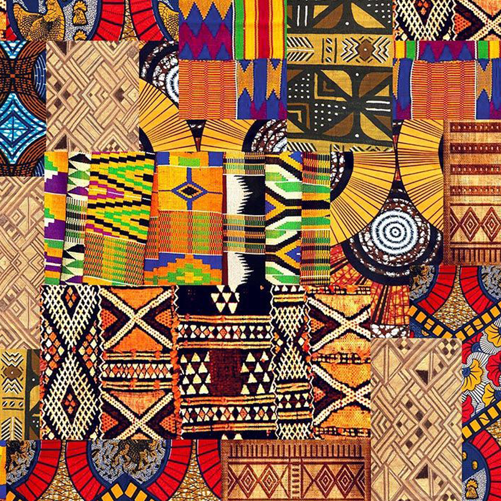 44" Wide 100% Cotton No Stretch Quilting Fabric-Printed Designs for Sewing, Clothing, Crafts, Accessories, Home Decor, and DIY Projects (Quilting Fabric-African Prints Collection)