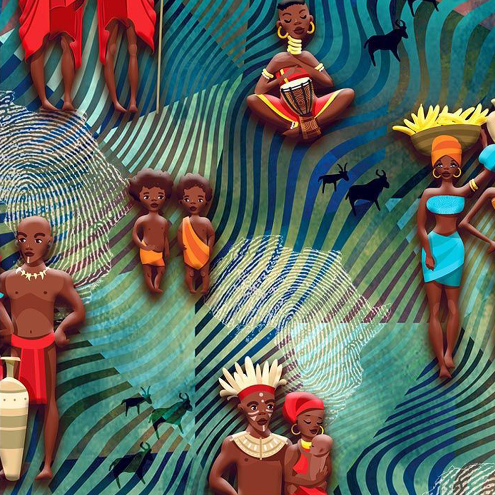 44" Wide 100% Cotton No Stretch Quilting Fabric-Printed Designs for Sewing, Clothing, Crafts, Accessories, Home Decor, and DIY Projects (Quilting Fabric-African Prints Collection)