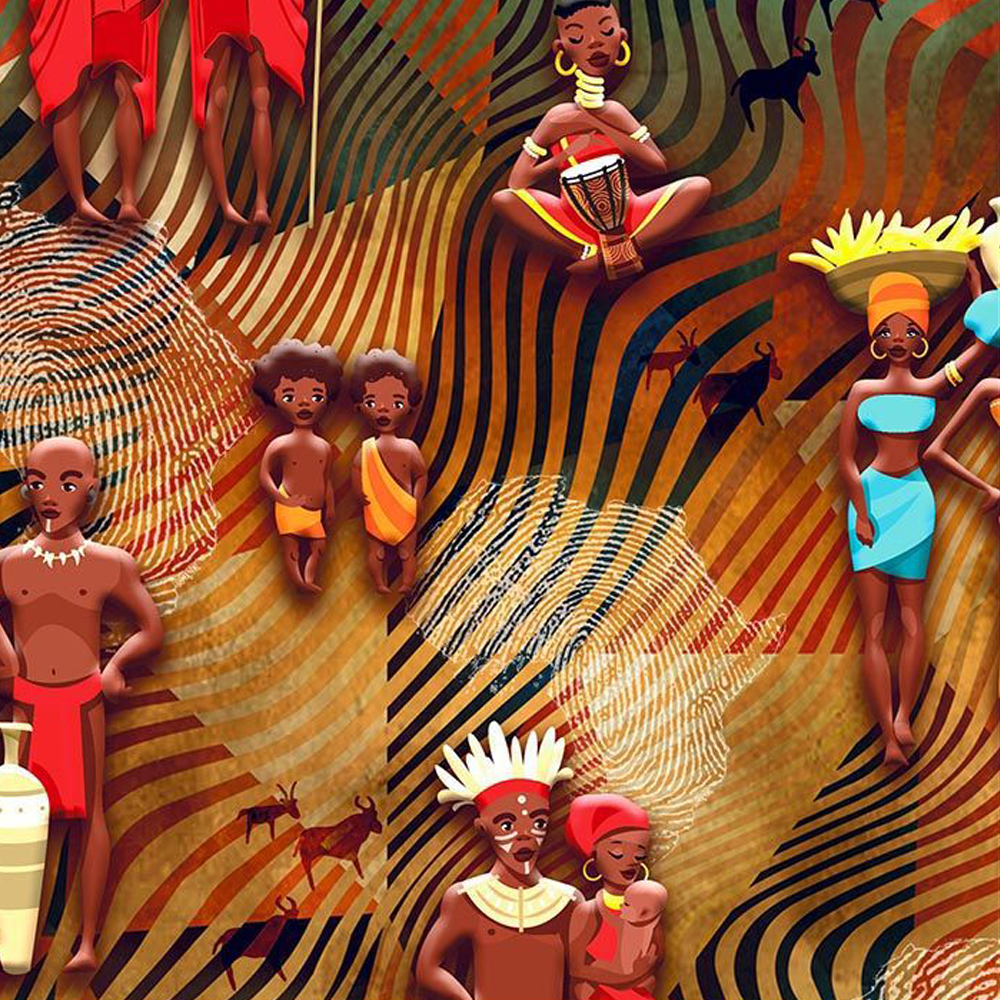 44" Wide 100% Cotton No Stretch Quilting Fabric-Printed Designs for Sewing, Clothing, Crafts, Accessories, Home Decor, and DIY Projects (Quilting Fabric-African Prints Collection)