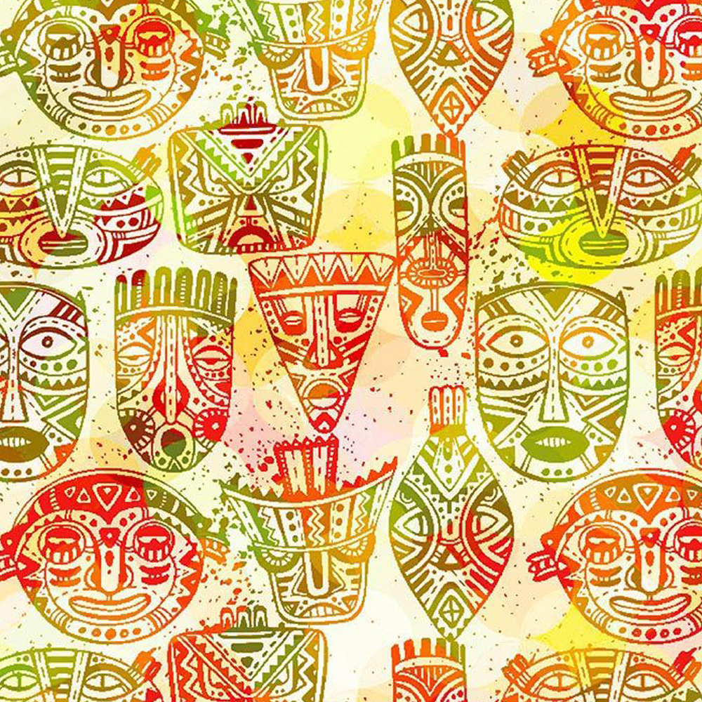 44" Wide 100% Cotton No Stretch Quilting Fabric-Printed Designs for Sewing, Clothing, Crafts, Accessories, Home Decor, and DIY Projects (Quilting Fabric-African Prints Collection)