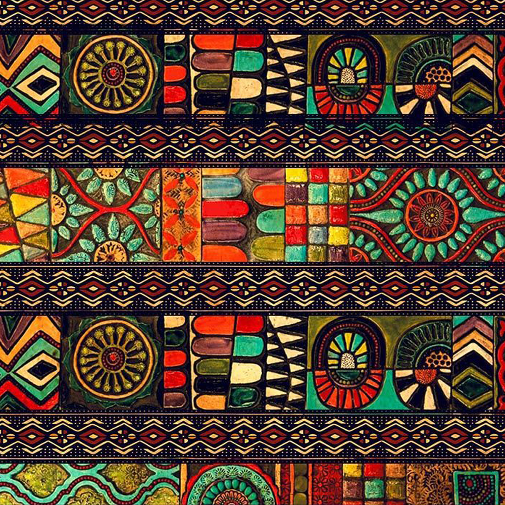 44" Wide 100% Cotton No Stretch Quilting Fabric-Printed Designs for Sewing, Clothing, Crafts, Accessories, Home Decor, and DIY Projects (Quilting Fabric-African Prints Collection)