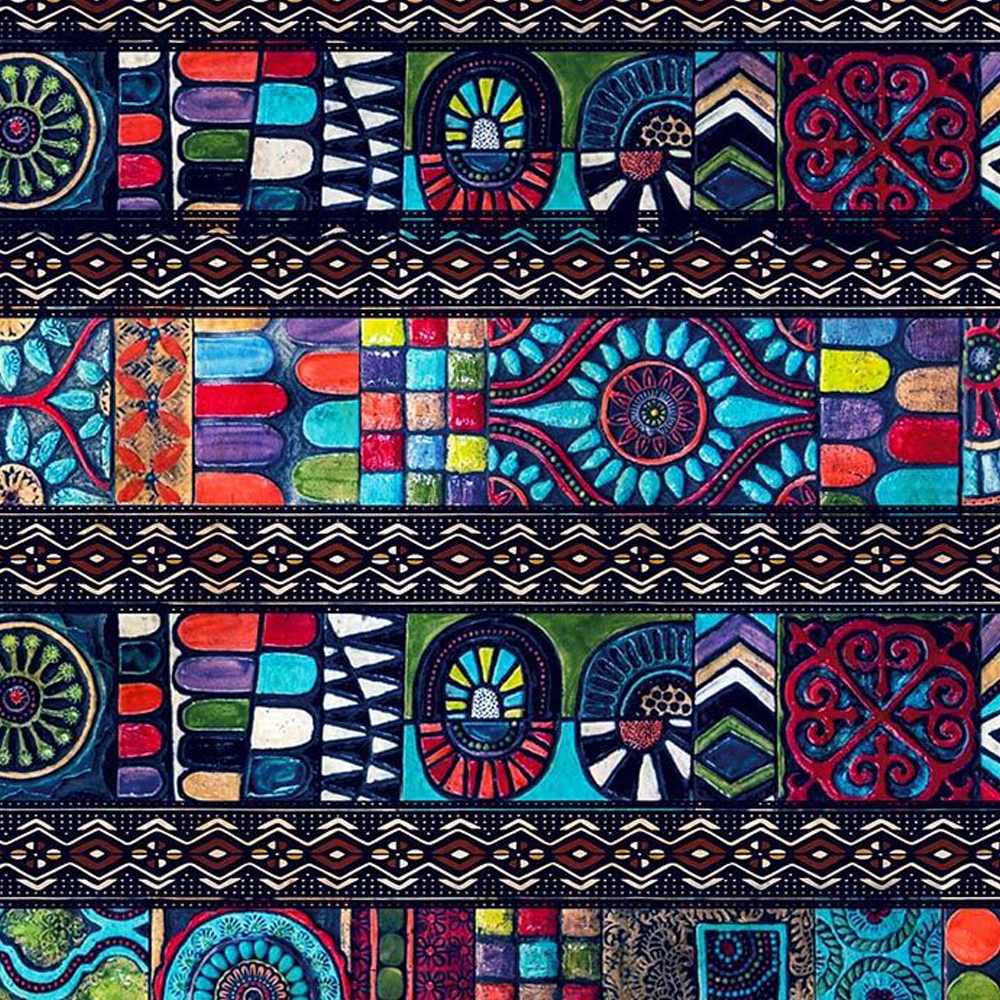 44" Wide 100% Cotton No Stretch Quilting Fabric-Printed Designs for Sewing, Clothing, Crafts, Accessories, Home Decor, and DIY Projects (Quilting Fabric-African Prints Collection)