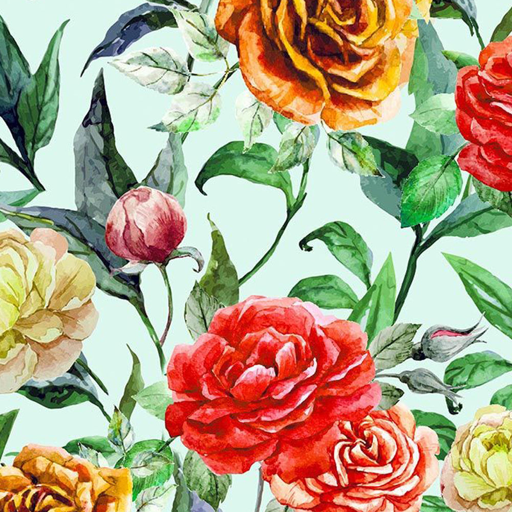 44" Wide 100% Cotton No Stretch Quilting Fabric-Printed Designs for Sewing, Clothing, Crafts, Accessories, Home Decor, and DIY Projects (Quilting Fabric- Floral Collection)