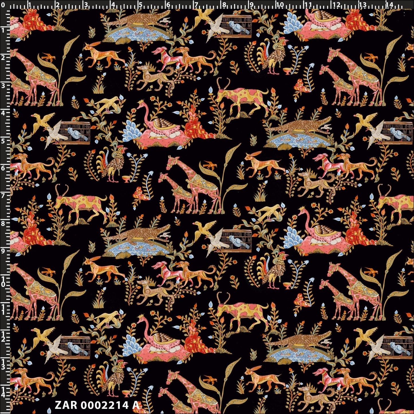 44" Wide 100% Cotton No Stretch Quilting Fabric-Printed Designs for Sewing, Clothing, Crafts, Accessories, Home Decor, and DIY Projects (Quilting Fabric-Animals Collection)