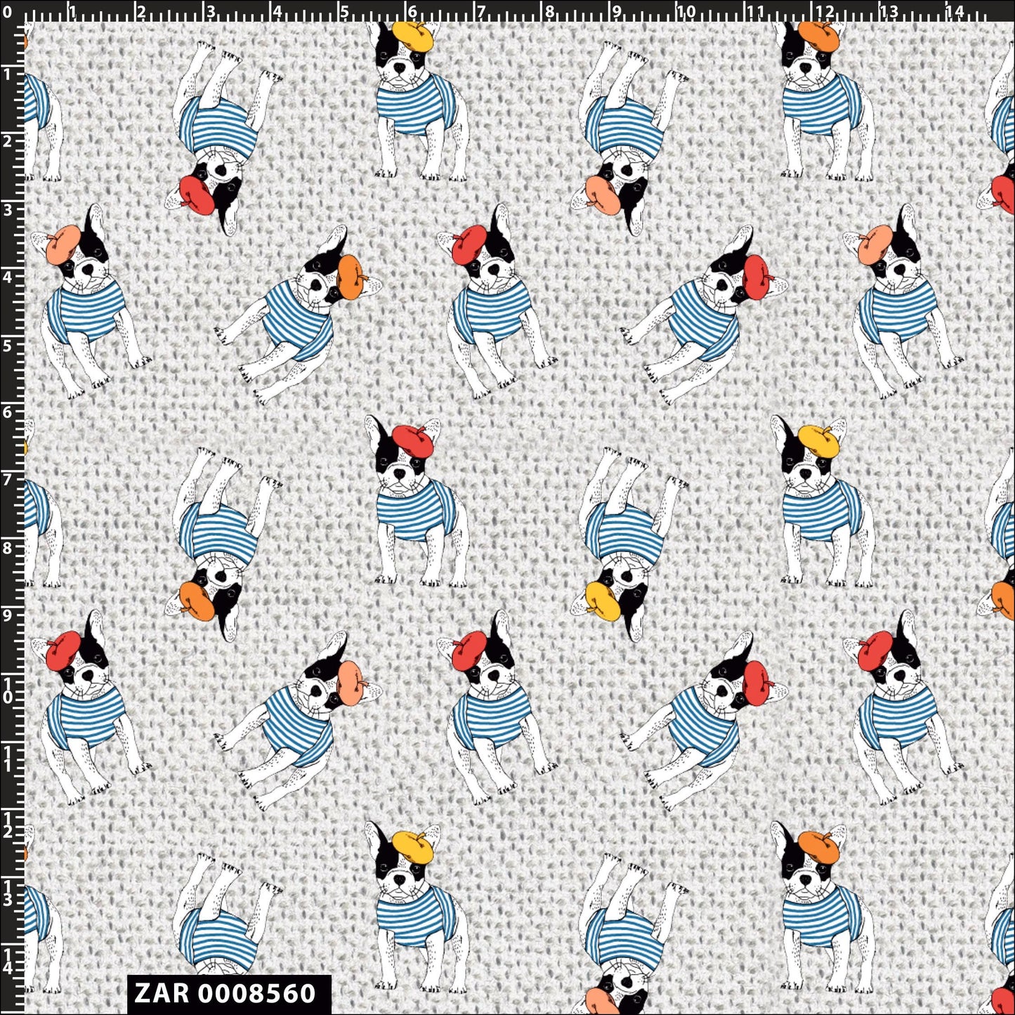 44" Wide 100% Cotton No Stretch Quilting Fabric-Printed Designs for Sewing, Clothing, Crafts, Accessories, Home Decor,  and DIY Projects (Quilting Fabric- Dog Collection)