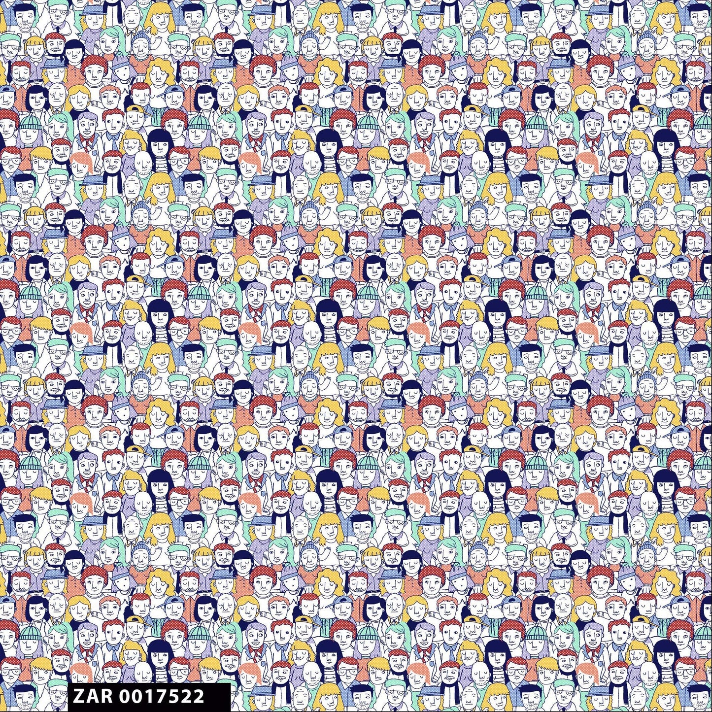 44" Wide 100% Cotton No Stretch Quilting Fabric-Printed Designs for Sewing, Clothing, Crafts, Accessories, Home Decor, and DIY Projects (Quilting Fabric- Friends among Us Collection)