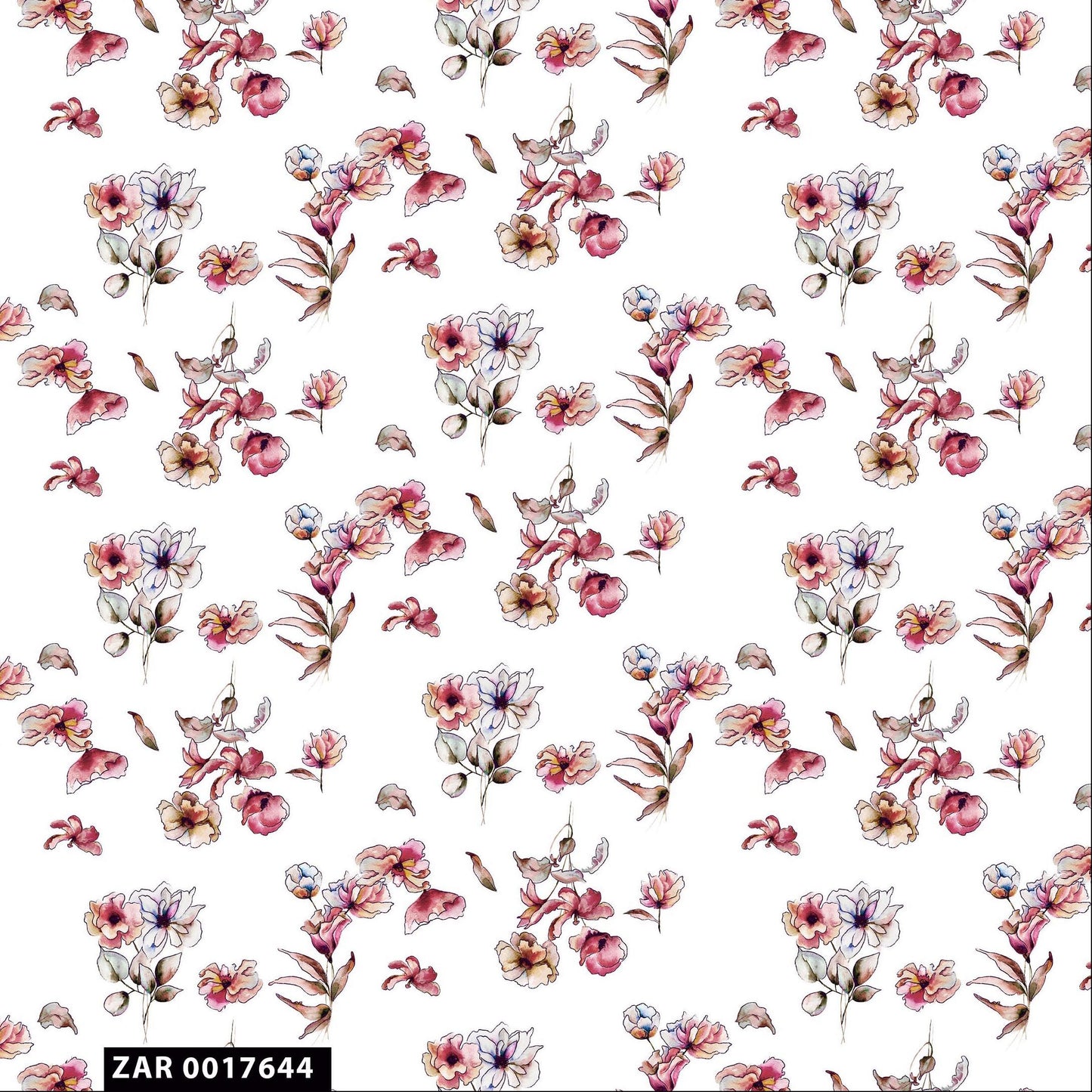 44" Wide 100% Cotton No Stretch Quilting Fabric-Printed Designs for Sewing, Clothing, Crafts, Accessories, Home Decor, and DIY Projects (Quilting Fabric- Floral Collection)