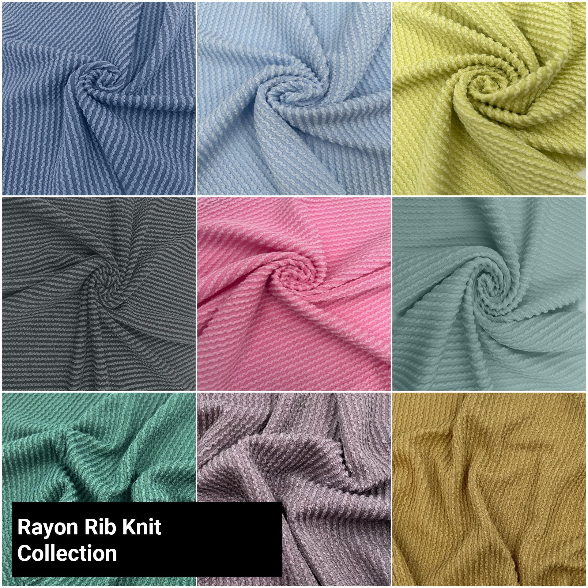 Rayon Rib Knit – STYLISH FABRIC INC