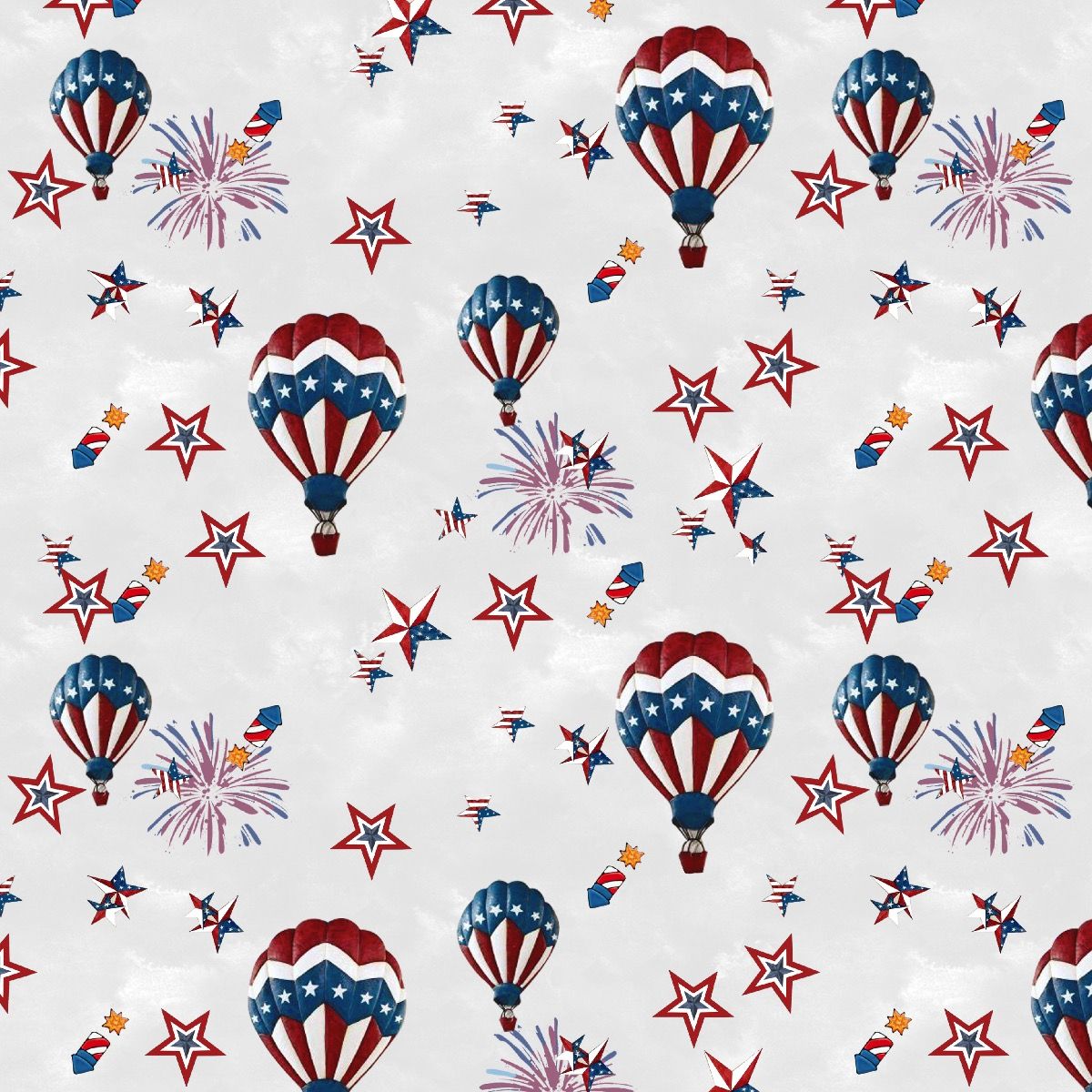 44" Wide 100% Cotton No Stretch Quilting Fabric-Printed Designs for Sewing, Clothing, Crafts, Accessories, Home Decor,  and DIY Projects (Quilting Fabric- Patriotic Collection)