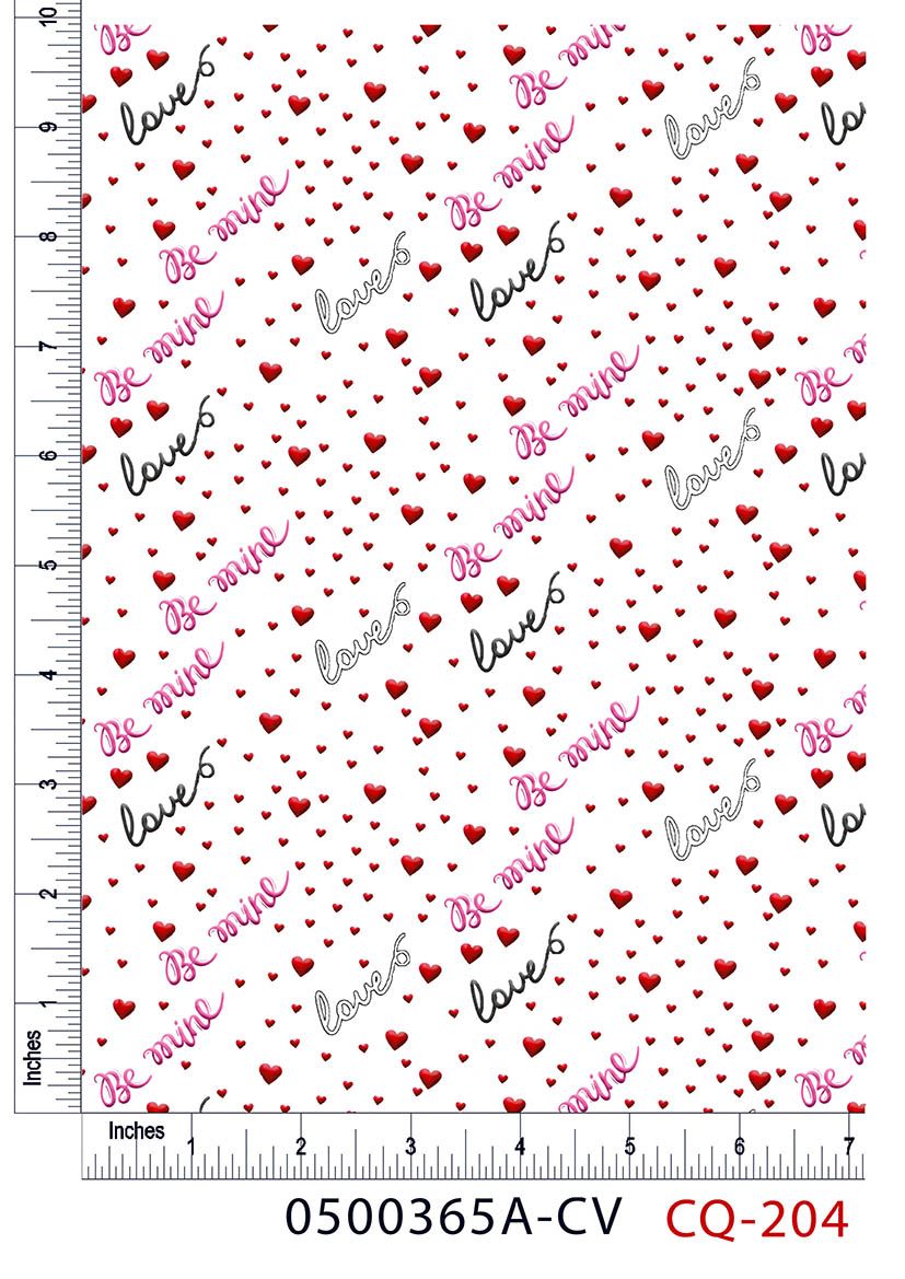 44" Wide 100% Cotton No Stretch Quilting Fabric-Printed Designs for Sewing, Clothing, Crafts, Accessories, Home Decor,  and DIY Projects (Quilting Fabric- Valentine Collection)