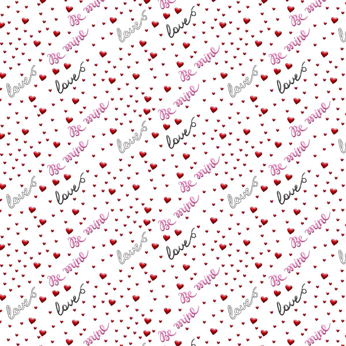 44" Wide 100% Cotton No Stretch Quilting Fabric-Printed Designs for Sewing, Clothing, Crafts, Accessories, Home Decor,  and DIY Projects (Quilting Fabric- Valentine Collection)