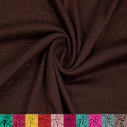 Multicolor Apparel, Baby Clothing, School Projects, Party Decorations & DIY Fabric By The Yard (130 GSM) - 60" Wide 100% Rayon Slub Jersey Knit, Lightweight, 2-Way Stretch, Lightweight and Breathable - SKU 13412